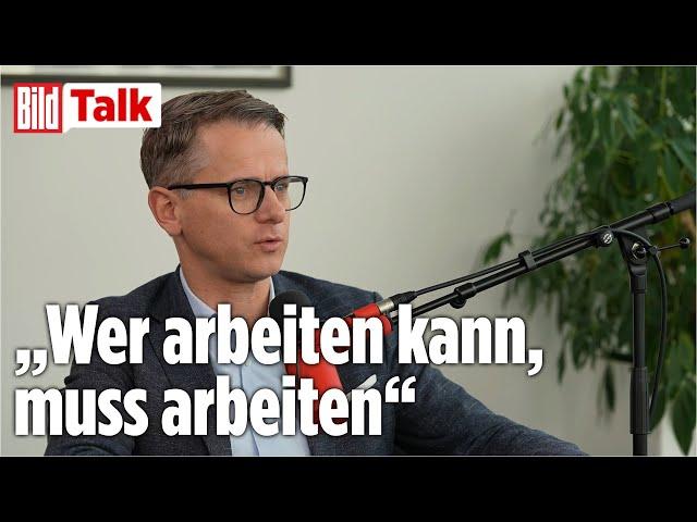 Carsten Linnemann über vorgezogene Neuwahlen und zum Bürgergeld | BILD TALK