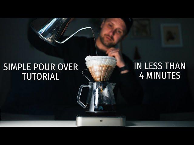 How To Make Pour Over Coffee - SIMPLE V60 Brew Tutorial