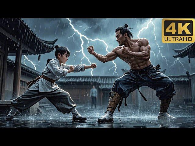 Kung Fu kid is so powerful that he can kill a muscular man with one punch