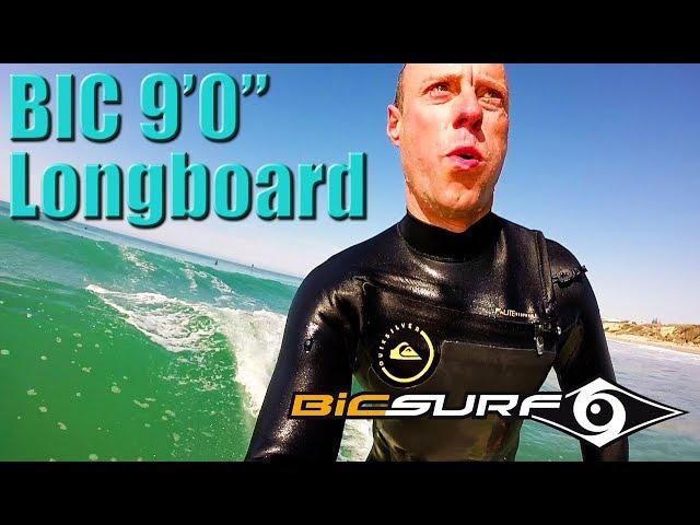 BIC 9'0" Longboard Surfing - GoPro Bobber