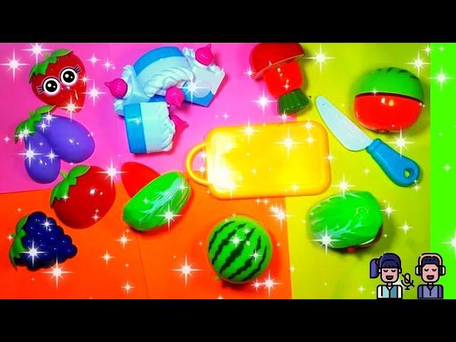 Satisfying toy cutting the wrong fruit vegetable | 3 minutes asmr videos.