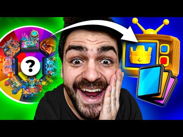 LA NUEVA RULETA DE LA TV ROYALE ELIGE MI MAZO POR MI!