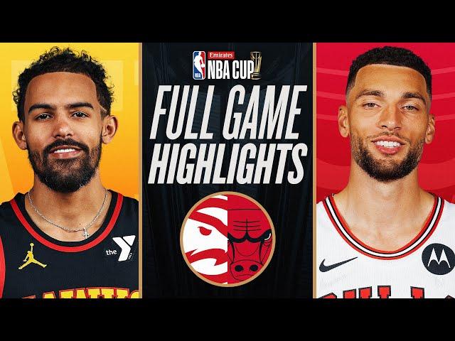 HAWKS at BULLS | EMIRATES NBA CUP  | FULL GAME HIGHLIGHTS | November 22, 2024