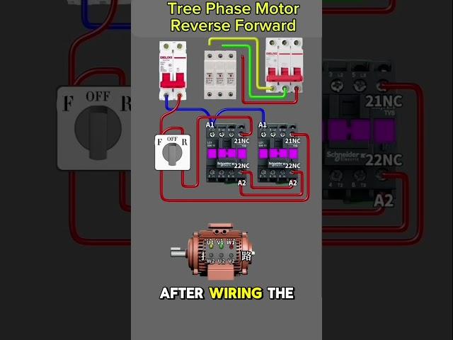How to Reverse Motor Direction Using a Selector Switch | Simple with Phase Reversal!