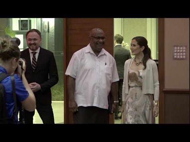 Fiji Government hosts Her Royal Highness, The Crown Princess of Denmark at the State  reception