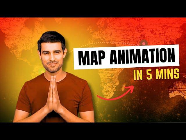 How to Make Map Animation Like Dhruv Rathee