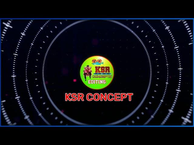 KSR CONCEPTS logo special video editing in kinemaster in telugu 2022