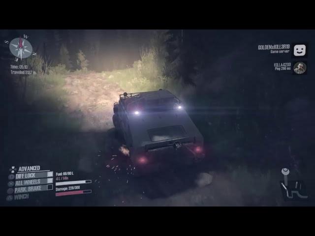 SPINTIRES MUDRUNNER MOUNT LOGMORE