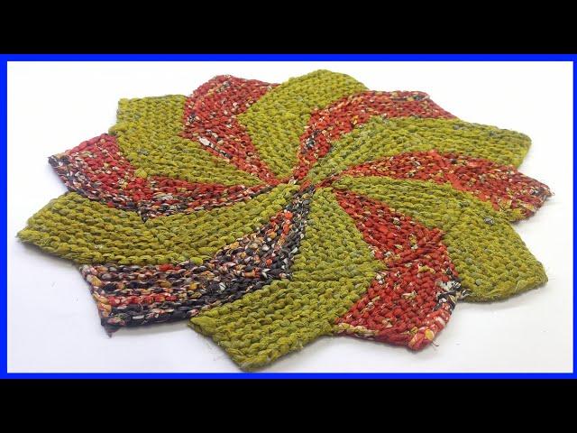 28 fande se banaye bahot hi sunder sa door mat, Paydan banane ka tarika, doormat making at home, diy