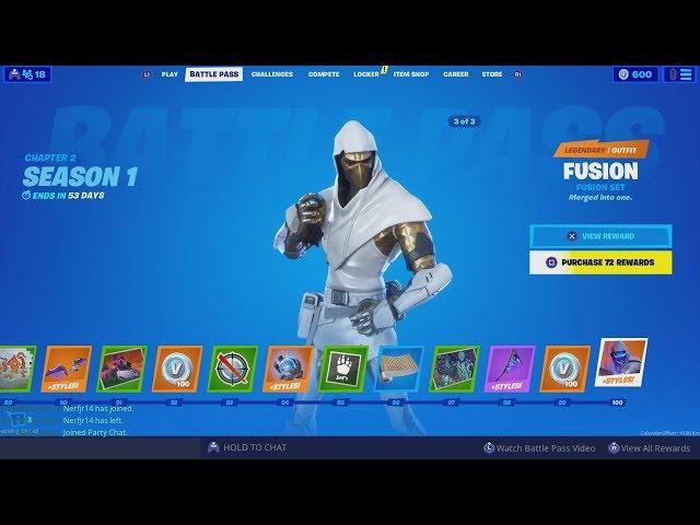 SEASON 1 BATTLE PASS ALL TIERS! My Son And I Review The Fortnite Chapter 2 - Season 1 Battle Pass!