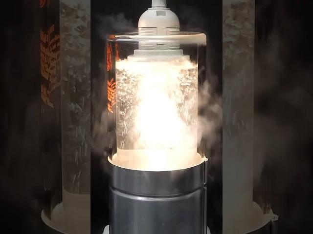 Light bulb vs liquid nitrogen