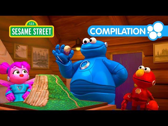 Mecha Builders Find Cookie Crumbs in the Forest | Sesame Street Episodes