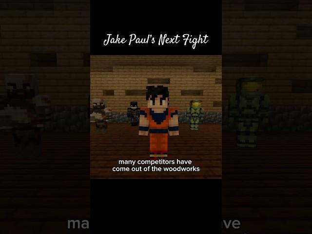 Jake Paul’s Next Fight  #minecraft  #gaming