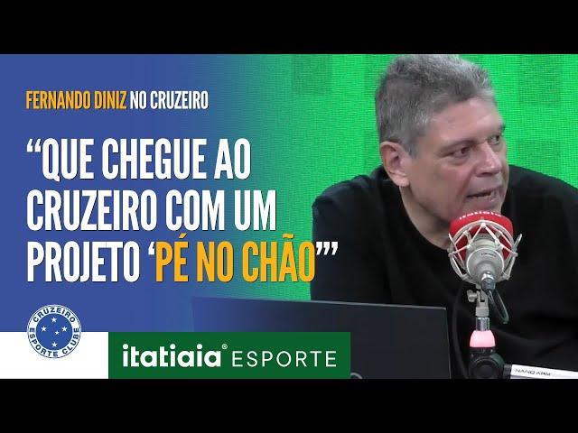 COMENTARISTAS ANALISAM ACERTO DO CRUZEIRO COM O TÉCNICO FERNANDO DINIZ