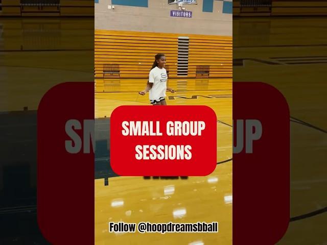 Small Group Sessions with @Hoopdreamsbball!