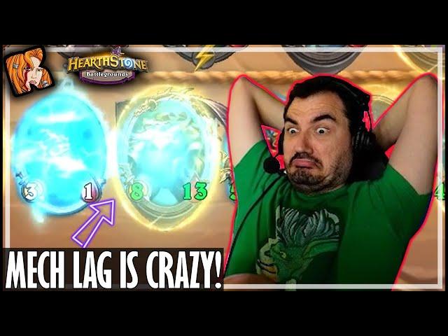 MECH LAG IS UNREAL!!! - Hearthstone Battlegrounds