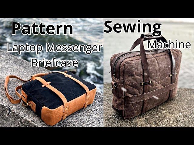 Briefcase pattern / Pattern / patterns / leather pattern / bag pattern #sewing #pattern #diy #bag