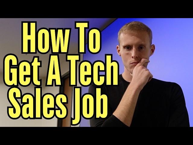 Land Your First Tech Sales Job in 2025 (Step-by-Step)