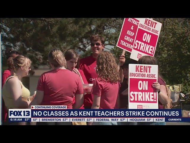 No classes Monday as Kent teachers strike continues | FOX 13 Seattle