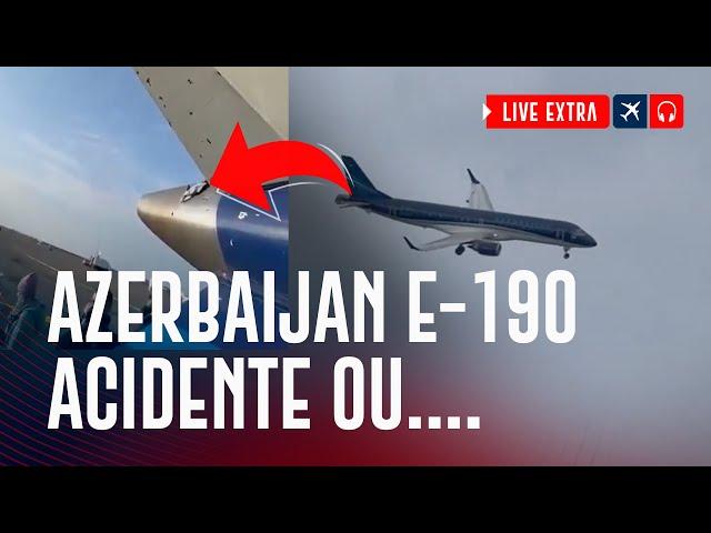 Embraer 190 da Azerbaijan - Acidente ou? #Live