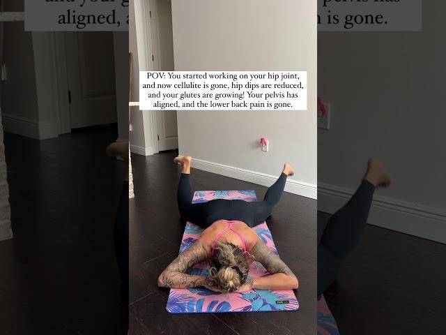 Try this multi-benefit exercise for lower back pain. Link in bio for my workout app.