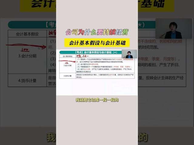 （2）公司为什么要持续经营