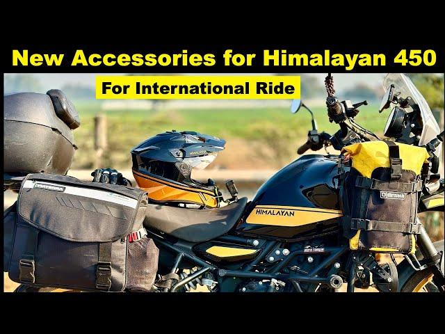 Himalayan 450 New Touring Accessories | Preparation for an International Ride