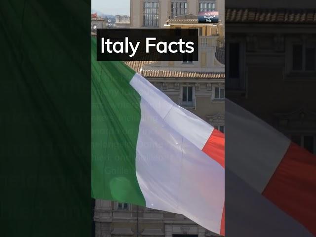 Fun Italy Facts #shorts #italy