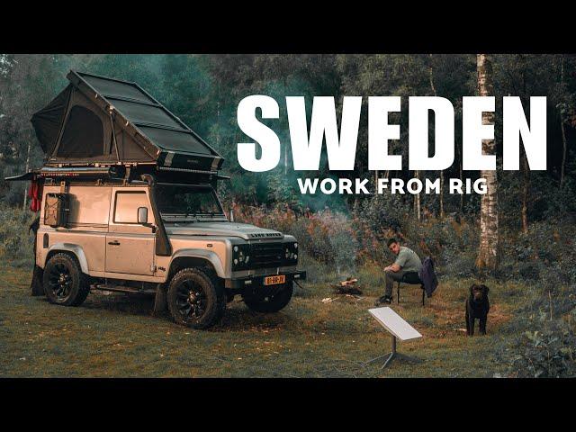 Work from our RIG in Sweden, can you work from anywhere? #sweden #workfromhome #starlink