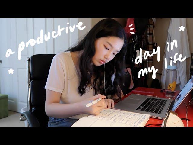 productive day in my life | bullet journal, sriracha oatmeal, daiso haul