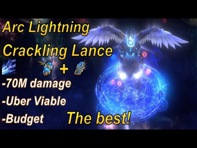 [3.22] Arc Lightning + Crackling Lance build (70M Damage! ) - Path of Exile