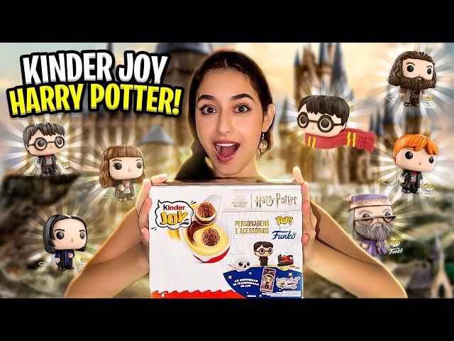 ABRINDO TODOS KINDER JOY HARRY POTTER DA CAIXA!!!