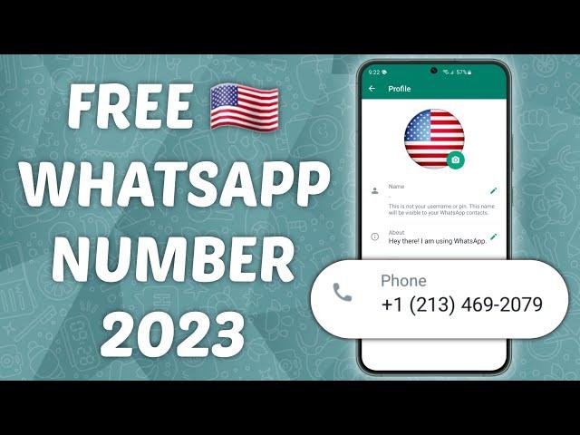 How To Get Free USA  Number For WhatsApp verification 2023 | Free us whatsapp 2023