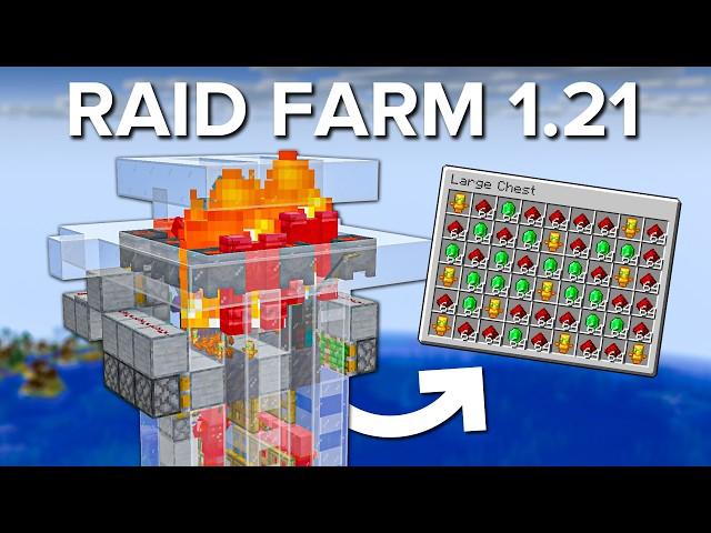 Minecraft Easy Raid Farm For 1.21 - 13,000 Items Per Hour