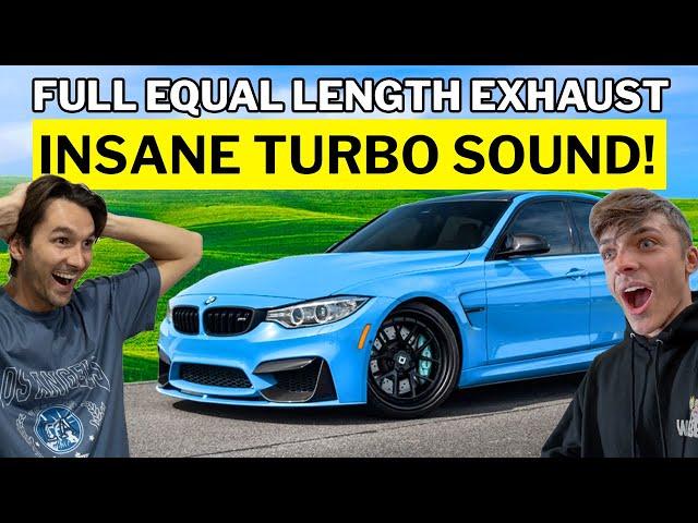 RB26 SOUND OUT OF AN S55? F80 M3 with Valvetronic Designs Equal Length Exhaust + Pure Turbos