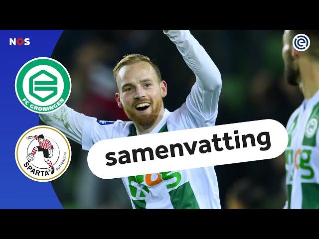 Kan Maurice STEIJN bij Sparta-RENTREE zorgen voor de WINST? | samenvatting FC Groningen - Sparta