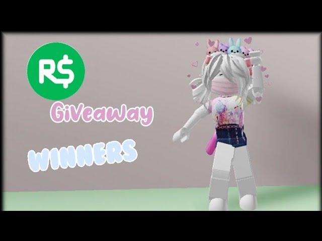 "Best Comments Wins Robux" Giveaway Winners! | Kairu Yunisu