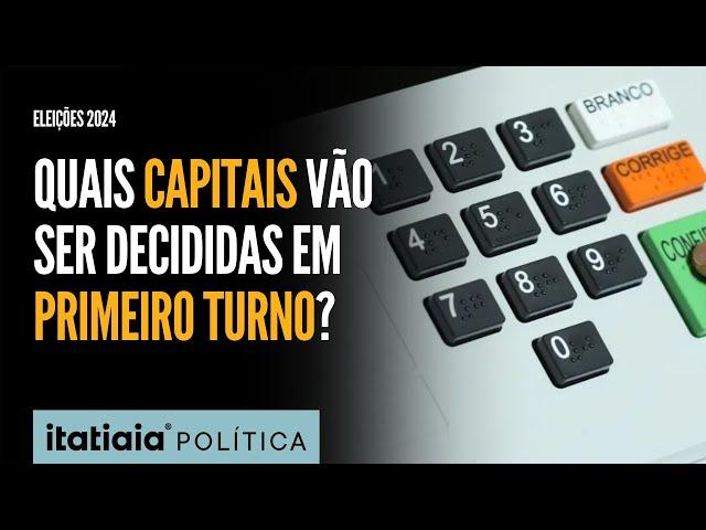 ELEIÇÕES 2024: COMO ESTÁ A SITUAÇÃO DAS VOTAÇÕES NAS CAPITAIS?