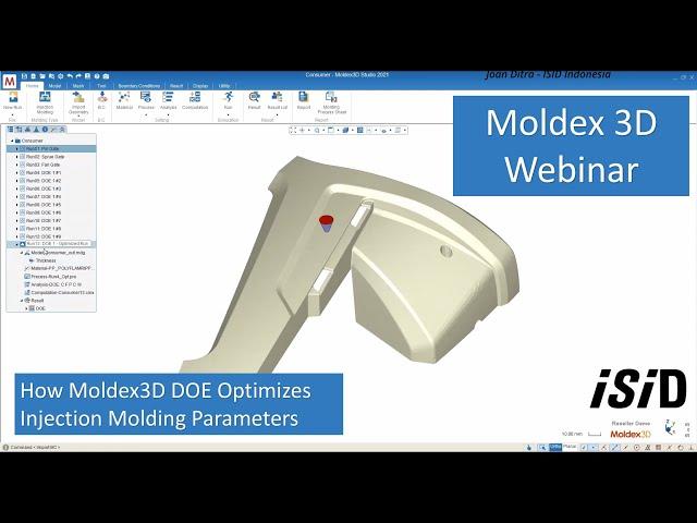 How Moldex3D DOE Optimizes Injection Molding Parameters (Recorded Webinar)