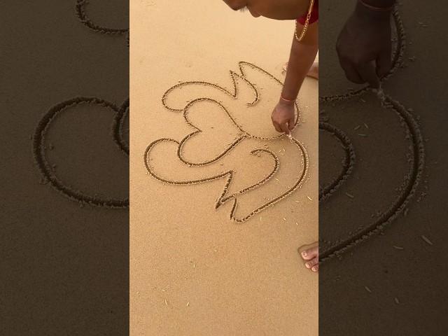 Draw loving swans  using ️ #art #shorts #love