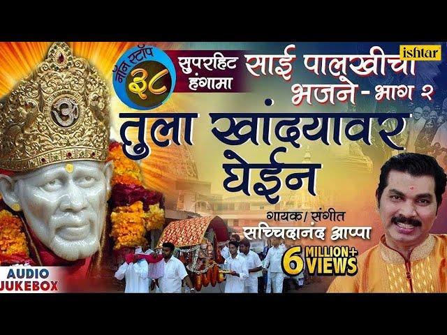 Tula Khandyawar Ghein - Sachidanand Appa | 38 Non Stop Sai Palkhichi Bhajane | साईं बाबा गीत