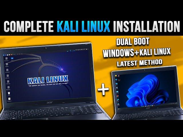 How to Install Kali Linux on Windows PC/Laptop 2024 | Dual Boot Kali Linux with Windows 11