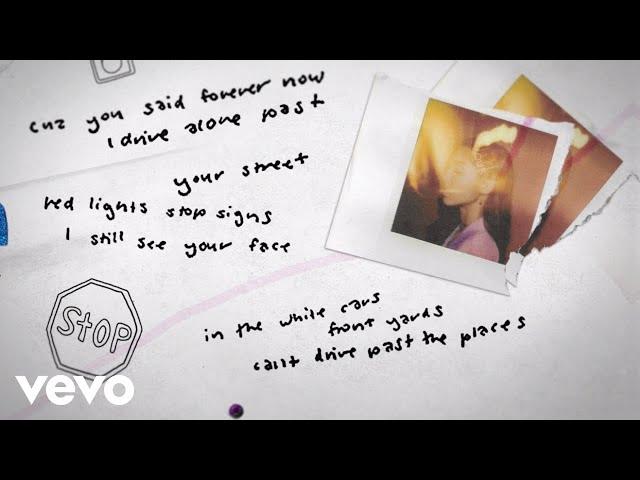 Olivia Rodrigo - drivers license (Lyric Video)