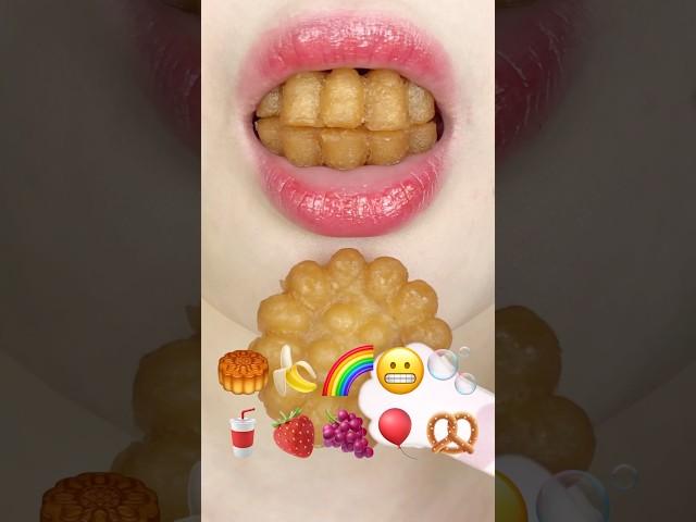 ASMR EMOJI FOOD 🫧 이모지 먹방 (sped up)