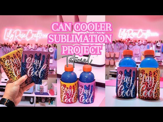 Easy Diy: Sublimating Koozie Can Coolers For Beginners!