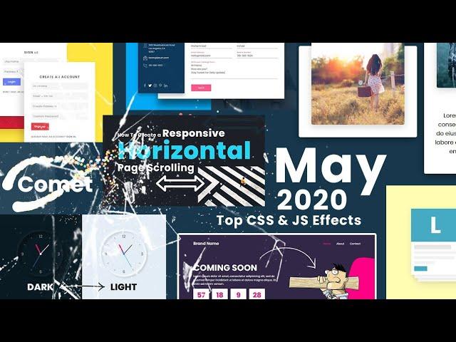 Stunning CSS & Javascript Effects | May 2020