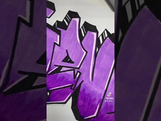 roxo e azulzinho #aesthetic #graffiti #caneta #wendy #tag #wildstyle #graffitiart #grafite #draw