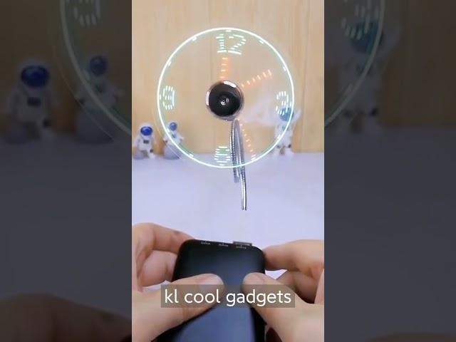 Supper Cool gadgets: digital clock mini  fan/smarthome gadget/new appliances good things for home