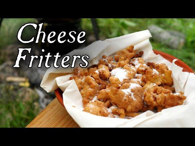 Cheese Curd Fritters - 18th Century Cooking