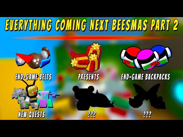 Everything Coming in BEESMAS UPDATE 2 - WHAT'S NEW? | Bee Swarm Simulator Roblox